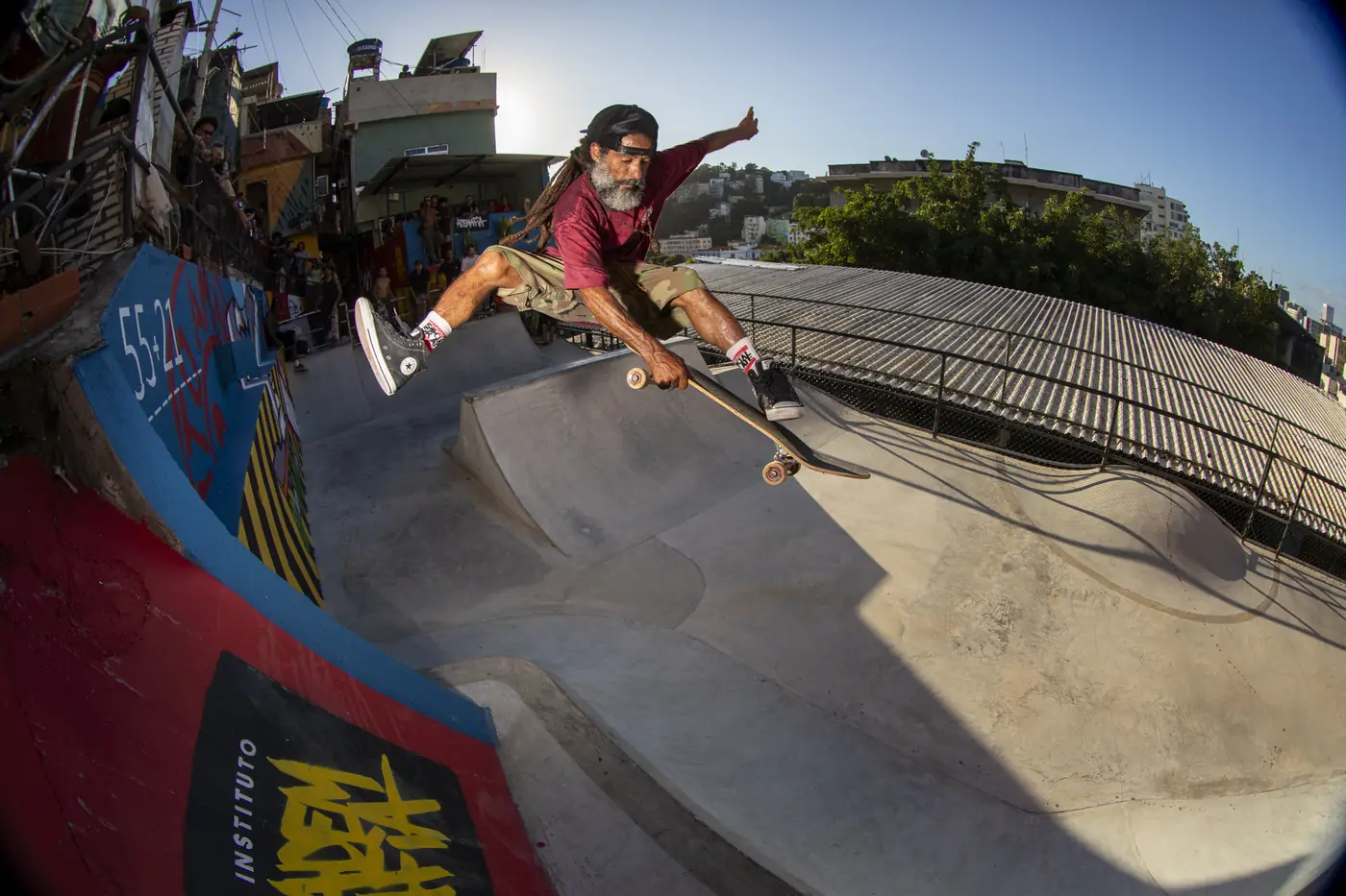 Skatepark Santo Amaro construído pela Tangente Skateparks no Rio de Janeiro
