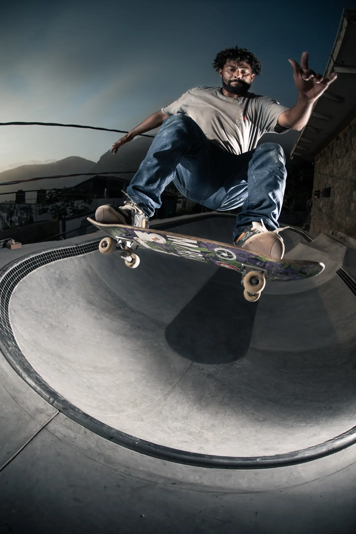 Concrete skatepark built by Tangente Skateparks in Joa